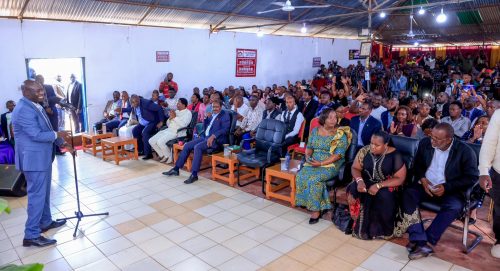 Gachagua during the church service at Kasarani on Sunday, December 7, 2025. PHOTO/https://www.facebook.com/H.E. Rigathi Gachagua, EGH