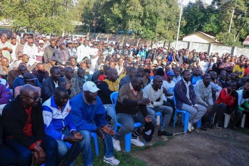 National Assembly Speaker Moses Wetang’ul during a meeting with youths from Bungoma County on on Wednesday, December 24, 2025. PHOTO/https://www.facebook.com/SpeakerMosesMasikaWetangula