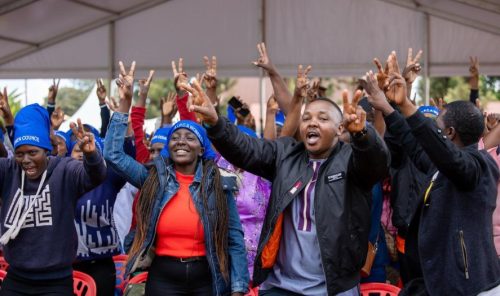 Some of the congregants during a Sunday, December 14, 2025, service in Gatundu attended by President William Ruto. PHOTO/https://www.facebook.com/williamsamoei