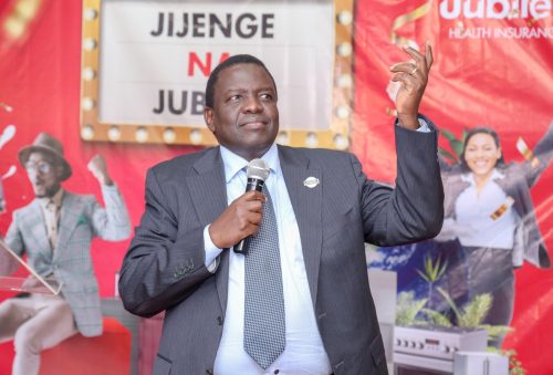 Jubilee Holdings CEO Julius Kipngetich during a past event. PHOTO/@JubileeInsKE/Instagram