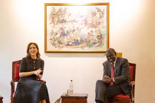 Queen Mary of Denmark with President William Ruto at the sidelines of the 7th Session of the United Nations Environment Assembly (UNEA-7), Gigiri, United Nations Office in Nairobi on December 11, 2025. PHOTO/@WilliamsRuto/X