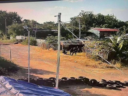 A screengrab from CCTV footage captures a military tanker. PHOTO/@Mritunjayrocks/X