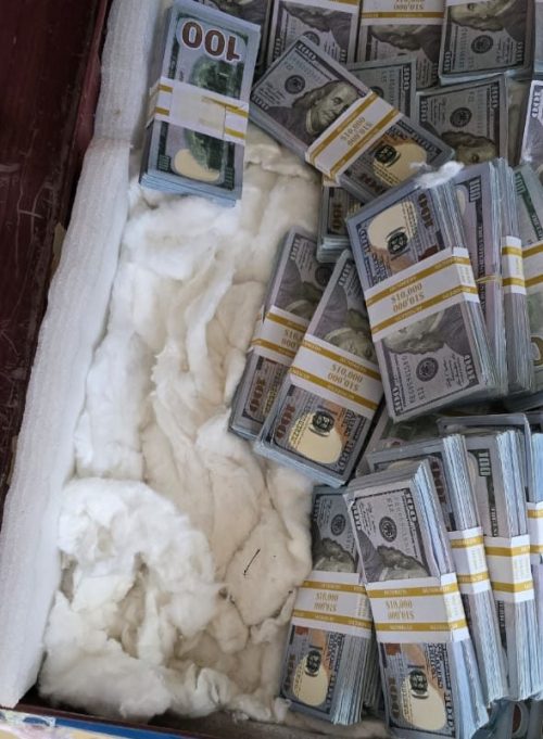 Part of the haul of fake US dollars seized by the DCI in the Lucky Summer Operation on December 23, 2025. PHOTO@DCI_Kenya/X