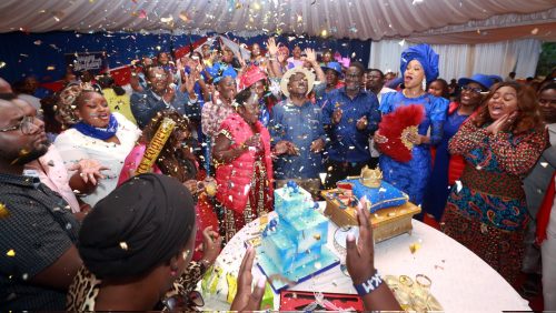 Wiper Patriotic Front Leader Kalonzo Musyoka during his birthday celebration on December 23, 2025. PHOTO/@skmusyoka/X