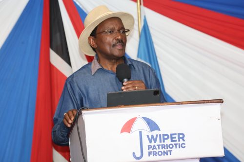 Wiper Patriotic Front Leader Kalonzo Musyoka during his birthday celebration on December 23, 2025. PHOTO/@skmusyoka/X