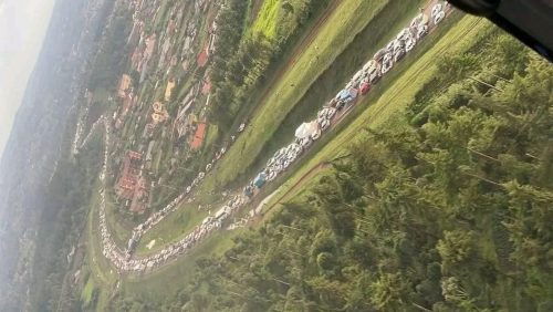Heavy traffic congestion on the Nairobi–Nakuru highway. PHOTO/@motoristsoffice/X