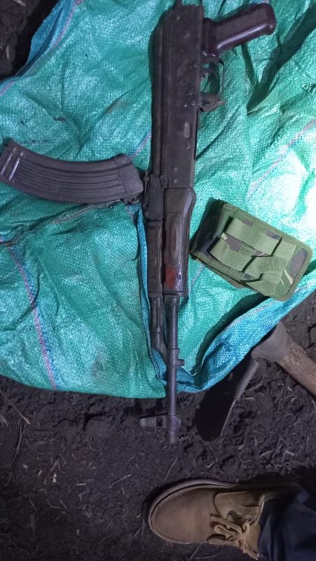 The recovered an AK-47 rifle linked to a series of robberies in Kirindine area of Igembe South. PHOTO/ @DCI_Kenya/X