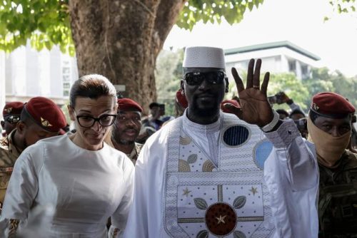 Mamady Doumbouya during a past event. PHOTO/@mahfoudh_saleck/X