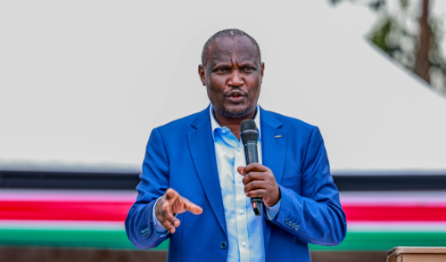National Treasury CS John Mbadi at a past address. PHOTO/@JohnMbadiN/X