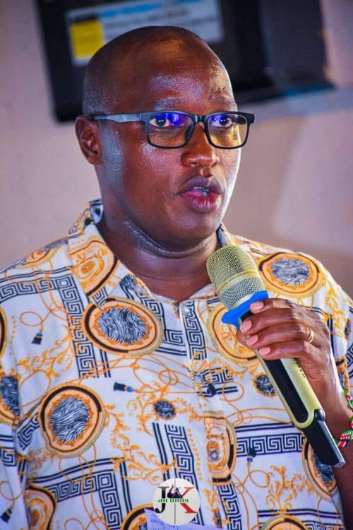 Mukurweini MP John Kaguchia speaks after attending a National Day for Persons with Disabilities in Nyeri County Chapter, which was hosted at Muhito PCEA in Kiahungu town, Mukurwe-ini. PHOTO/https://www.facebook.com/KaguchiaJohn