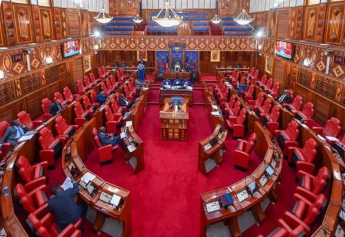 Ongoing session in parliament: PHOTO/facebook.com/ParliamentKE