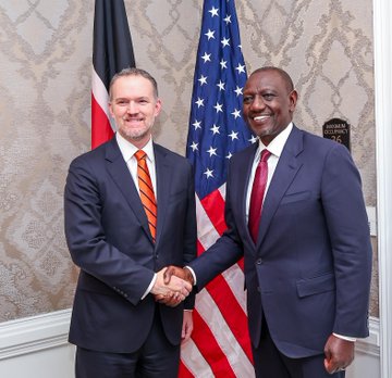 President William Ruto met with United States Trade Representative Ambassador Jamieson Greer for the AGOA extension deal on Friday, December 5, 2025. PHOTO/@MusaliaMudavadi/X