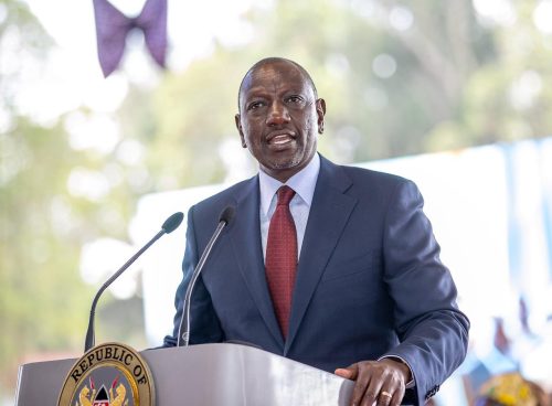 President William Ruto during a past event: PHOTO/facebook.com/williamsamoei