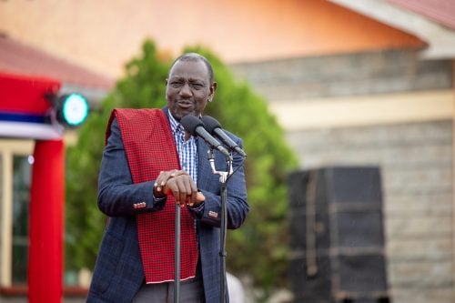 President William Ruto speaking on Sunday, December 28, 2025, during a church service at the Covenant Church International (CCI), Narok County. PHOTO/@WilliamsRuto/X