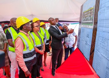 Governor Anne Waiguru officially broke ground on the KMTC–Kirinyaga Central Campus on Friday, December 5, 2025. PHOTO/@AnneWaiguru/X