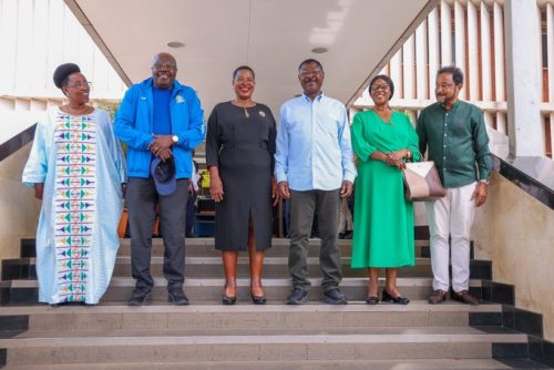 Speaker Moses Wetang'ula and regional Speakers on the sidelines of the ongoing East African Community (EAC) Inter-Parliamentary Games. PHOTO/@HonWetangula/X