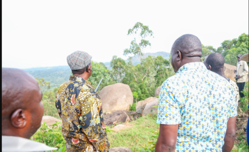 Prime Cabinet Secretary Musalia Mudavadi at the the famous Mungoma Caves in Vihiga County on Saturday, December 27, 2025. PHOTO/Screengrab by People Daily Digital/@MusaliaMudavadi/X