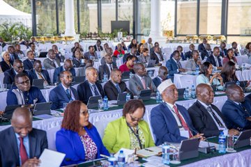 President Wiliam Ruto chaired the 12th National and County Governments Coordinating Summit, State House, Nairobi on Wednesday, December 10, 2025. PHOTO/@WilliamsRuto/X