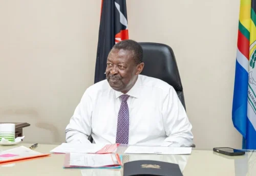 Prime Cabinet Secretary and Foreign Affairs Cabinet Secretary Musalia Mudavadi. PHOTO/@MusaliaMudavadi/X
