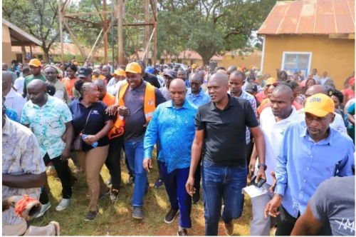 Vihiga Senator Godfrey Osotsi in Vihiga during Bunyore cultural festival.Photo/Enock Amukhale