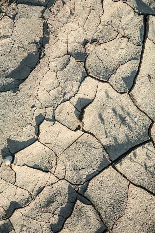 A photo showing cracks on the ground. PHOTO/Pexels