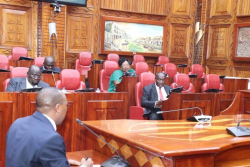 Commission Secretary and Chief Executive Officer of the Salaries and Remuneration Commission (SRC) nominee, Ali Abdullahi Surraw, faced the National Assembly’s Committee on Labour on Friday, December 5, 2025. PHOTO/The Parliament of Kenya/Facebook