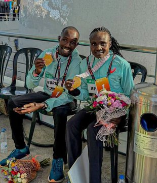 Kenyan athletes stole the show at Valencia Marathon. PHOTO/@Waziri_Mvurya/X