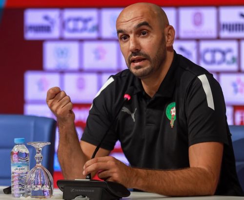 Morocco coach Walid Regragui. PHOTO/@walid.regragui/Instagram