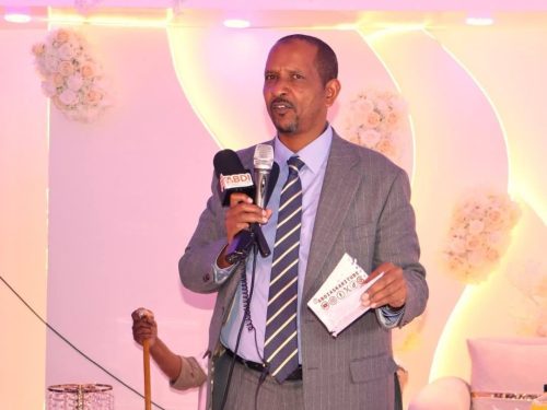 Dekow Barrow Mohamed during a past event. PHOTO/https://www.facebook.com/Hon Dekow M. Barrow