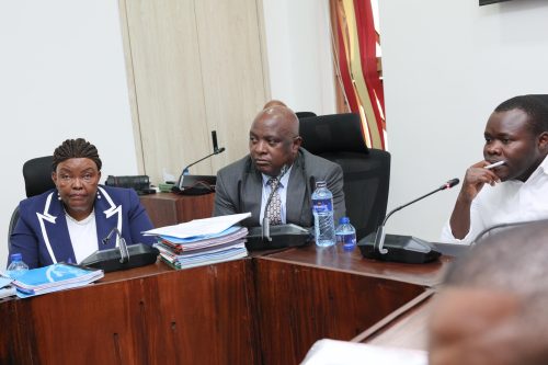 Senators hold a session to examine audit reports and question Mombasa County officials on financial and operational lapses. PHOTO/https://www.facebook.com/Parliament of Kenya