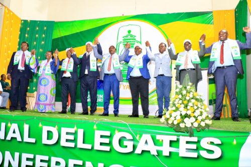 United Opposition leaders during DCP party’s National Delegates Conference at Ufungamano House in Nairobi on Wednesday, January 28, 2026: PHOTO/@skmusyoka/X