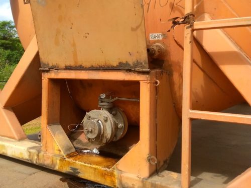 The locomotive tank at Sultan Hamud Railway Station from which fuel was stolen. PHOTO/@DCI_Kenya/X