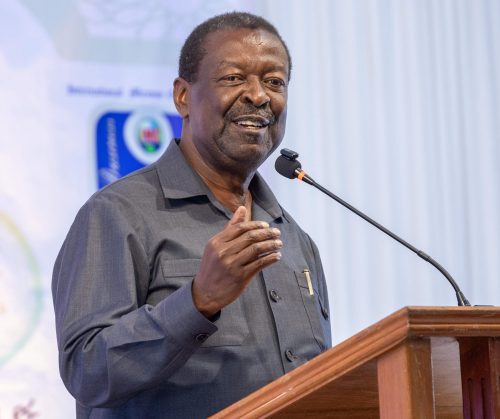 Prime Cabinet Secretary Musalia Mudavadi speaking during an engagement with members of the International Memon Organisation, on January 9, 2025. PHOTO/@MusaliaMudavadi/X