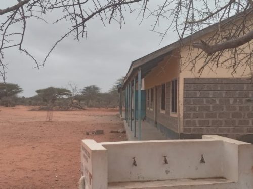Empty classrooms at Hifow Primary School in Garissa. PHOTO/@KenyaRedCross/X