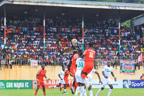 Shabana vs Gor Mahia during the match at Gusii Stadium on January 11, 2026. PHOTO/@Shabanafckenya/X