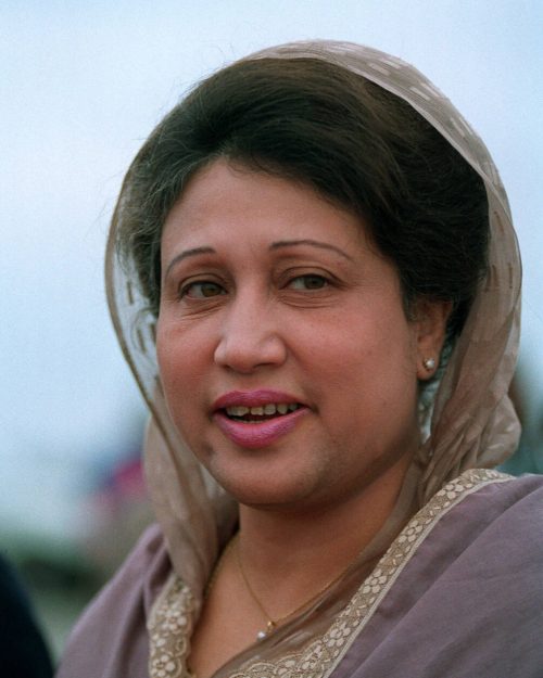 The late former Bangladesh Prime Minister, Begum Khaleda Zia during a past function. PHOTO/@trahmanbnp/X