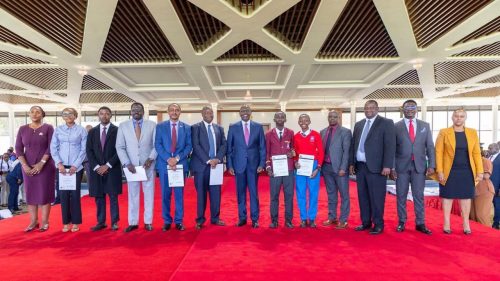 Cabinet Secretary for Youth Affairs, Sports and the Creative Economy Salim Mvurya, a function at State House, Nairobi, where 1,253 gold awardees were recognised for their achievements under the President’s Awards Kenya programme on January 21, 2026. PHOTO/https://www.facebook.com/GovernorSalimMvurya