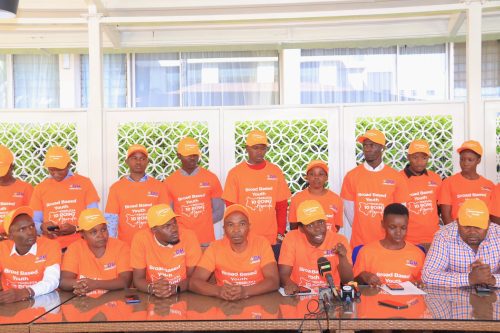 Kasmuel McOure during a meeting of ODM Young Delegates in Nairobi on January 23, 2026. PHOTO/@_KasKazini/X
