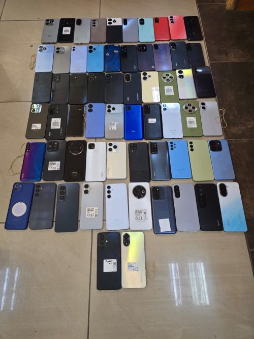 Assorted stolen mobile phones recovered by detectives during a raid targeting a receiver of stolen devices in California, Kamukunji Sub-County, on Saturday, January 31, 2026. PHOTO/@DCI_Kenya/X
