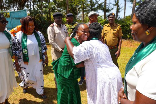 Environment CS Deborah Mlongo Barasa addressing residents during a community outreach engagement in Nabiswa Ward, Kiminini Sub-County, Trans Nzoia County, on Sundday, January 25, 2026. PHOTO/@DeboraBarasa/X