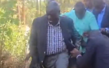 Gachagua, clergy flee through fence after chaotic church disruption