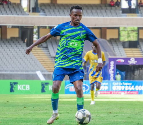 KCB midfielder Francis Kahata in action against Police FC on Friday, January 9, 2026. PHOTO/Rodgers Eshitemi