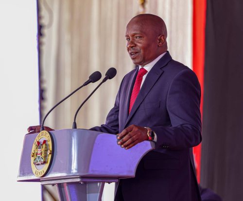 Deputy President Kithure Kindiki during the Development Partnership Forum in Caren on Wednesday, January 14, 2026: PHOTO/facebook.com/KithureKindiki