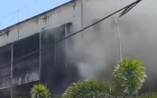 Fire breaks out at building adjacent to Quickmart Bandari in Mombasa