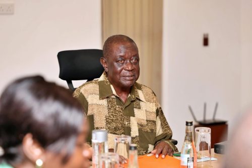 ODM Party Leader Oburu Oginga chairing the ODM Central Management Committee meeting on Monday, January 12, 2026. PHOTO/@DrOburu_O/X
