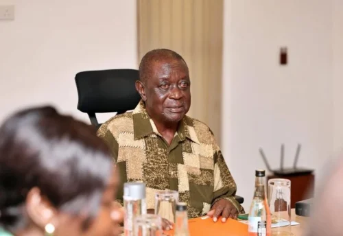 ODM Party Leader Oburu Oginga chairing the ODM Central Management Committee meeting on Monday, January 12, 2026. PHOTO/@DrOburu_O/X