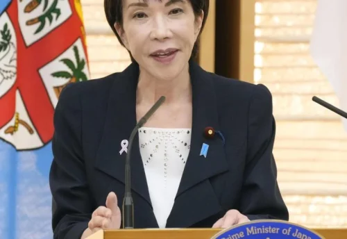 Japanese Prime Minister Sanae Takaichi.PHOTO/@SocialistMMA/X