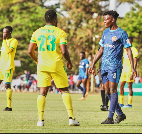 A Sportpesa League action between Murang'a SEAL and Mathare United on Saturday, January 10, 2026 at Kasarani Annex. PHOTO/@FC_MSEAL/X