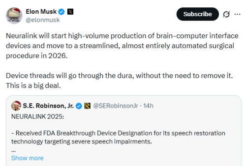 X post by Elon Musk. PHOTO/Screengrab by People Daily Digital