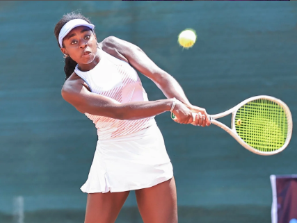 Angella Okutoyi during a past event. PHOTO/@tenniskenya/Instagram